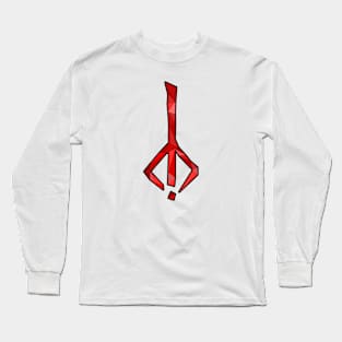 Bloodborne - Hunter Rune (Polygonal with black outline) Long Sleeve T-Shirt